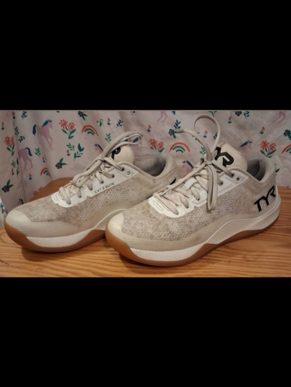 NWOT TYR CXT-2 Elite White Gum Carbon CrossFit Gym Trainer Sneaker SZ 9